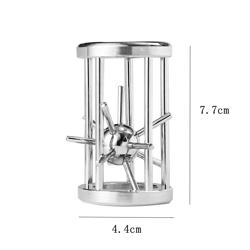 3D Metal Cage Stingers Intelligence Lock Puzzle Solving Toys Adult Children Puzzle Stress Relieving Toys 3D Metal Cage Stingers Intelligence Lock Puzzle Solving Toys Adult Children Puzzle Stress Relieving Toys