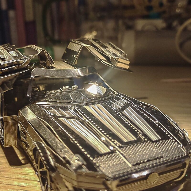 3D Metal Puzzle Butterfly Wing Sports Car DIY Model Building Kit Adult Toys Birthday Gift