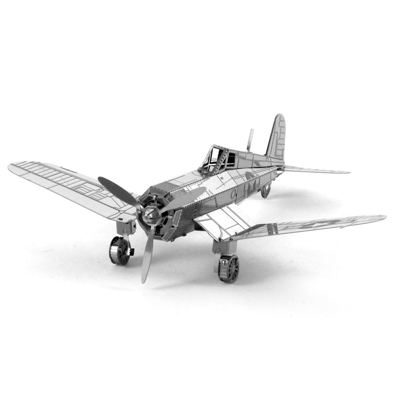 3D Metal Puzzles DIY Mecha Model Kits Building Blocks Fighter Model kit Brain Teaser Puzzle Fidget Toys