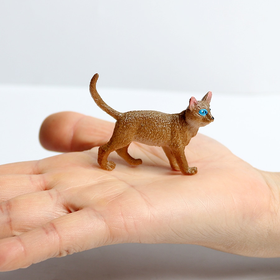 3D Miniature Cat Figurines (12pcs)