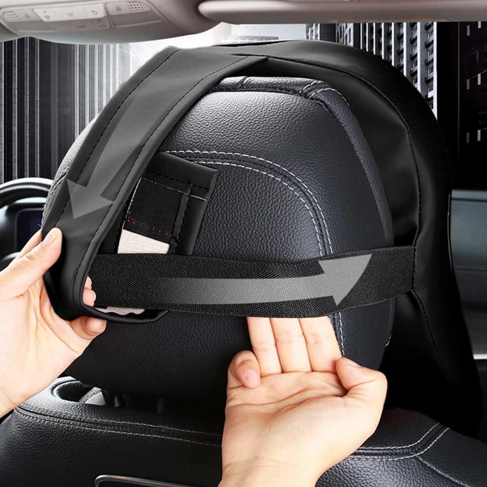 3D Nappa Leather Memory Foam Headrest Car Neck Pillow Support Neck Rest Pillow for Car Pain Relief Travel Neck Support 3D Nappa Leather Memory Foam Headrest Car Neck Pillow Support Neck Rest Pillow for Car Pain Relief Travel Neck Support