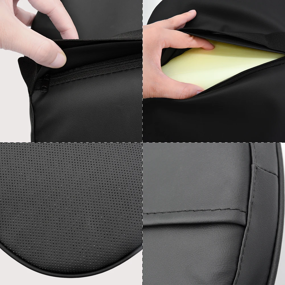 3D Nappa Leather Memory Foam Headrest Car Neck Pillow Support Neck Rest Pillow for Car Pain Relief Travel Neck Support 3D Nappa Leather Memory Foam Headrest Car Neck Pillow Support Neck Rest Pillow for Car Pain Relief Travel Neck Support