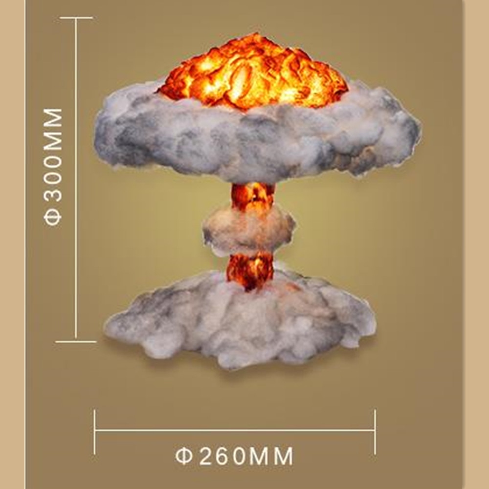 3D Night Light Nuclear Explosion Lamp 3D Night Light Nuclear Explosion Lamp