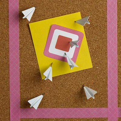 3D Paper Airplane Novelty Push Pins (6 pcs) 3D Paper Airplane Novelty Push Pins (6 pcs)