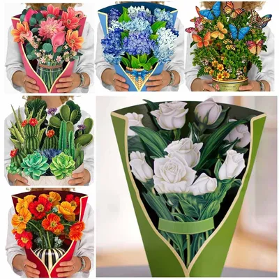 3D Pop Up Flower Bouquet for Occasions 3D Pop Up Flower Bouquet for Occasions