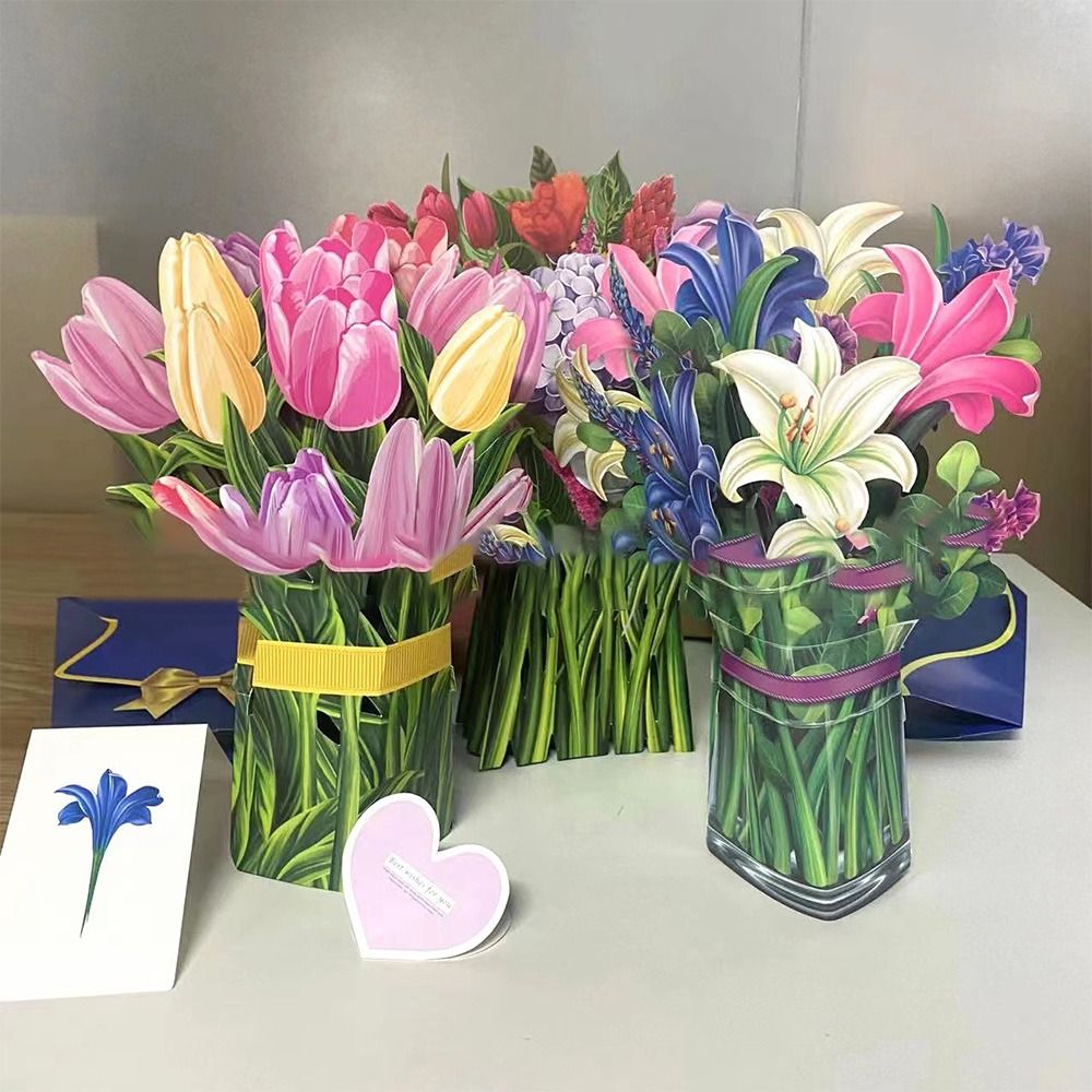 3D Pop Up Flower Bouquet for Occasions 3D Pop Up Flower Bouquet for Occasions