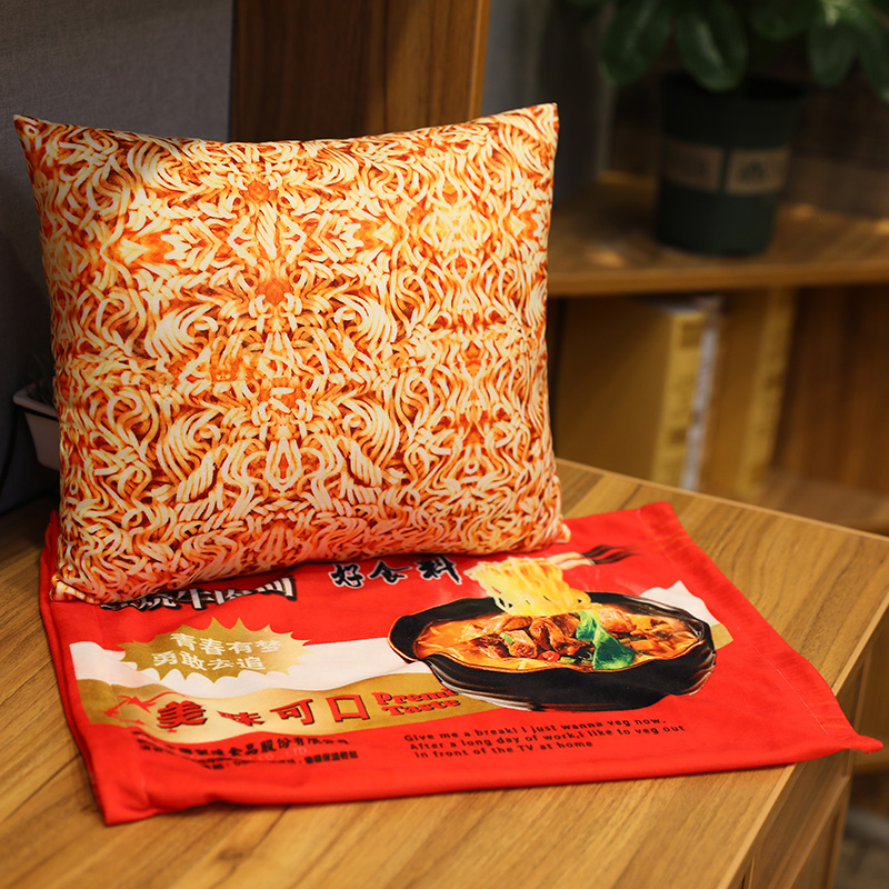 3D Print Ramen Noodle Pillow with Blanket 3D Print Ramen Noodle Pillow with Blanket