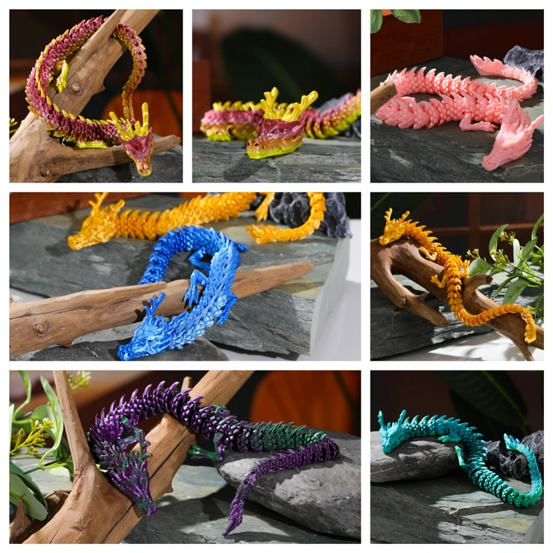 3D Printed Conjoined Dragon Ornaments, Movable Cartoon, Creative Dragon Plants, rockery, Fish Tank Landscaping 3D Printed Conjoined Dragon Ornaments, Movable Cartoon, Creative Dragon Plants, rockery, Fish Tank Landscaping