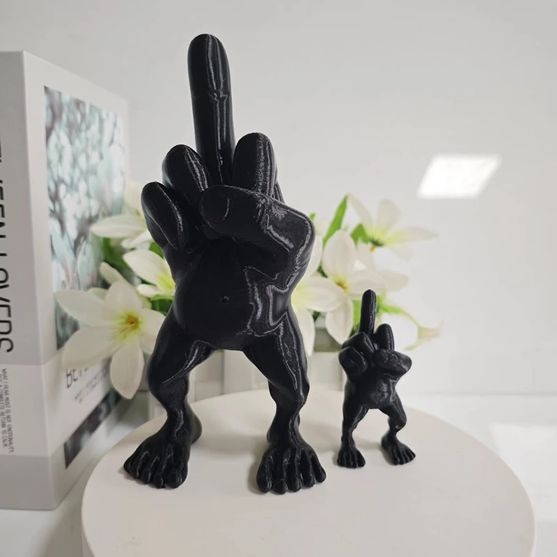 3D Printed Desktop Decorations Middle Finger Figure With Legs Refers To Funny Office Desk Ornaments Funny Toys 3D Printed Desktop Decorations Middle Finger Figure With Legs Refers To Funny Office Desk Ornaments Funny Toys