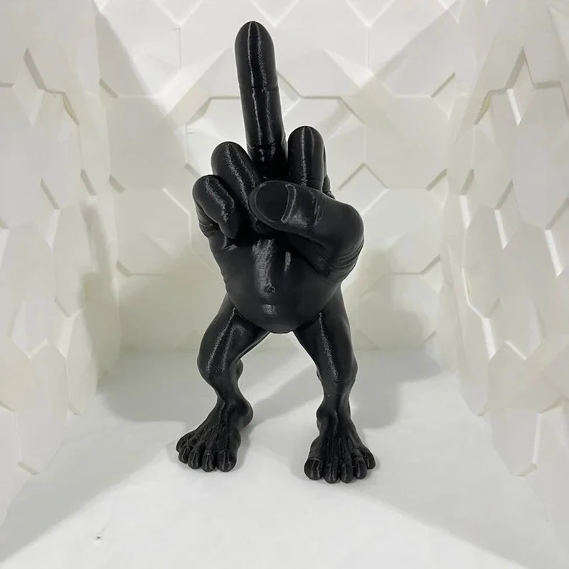 3D Printed Desktop Decorations Middle Finger Figure With Legs Refers To Funny Office Desk Ornaments Funny Toys 3D Printed Desktop Decorations Middle Finger Figure With Legs Refers To Funny Office Desk Ornaments Funny Toys