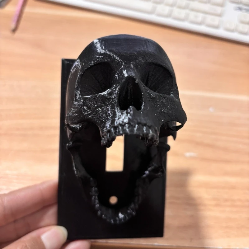 3D Printed Skull Light Switch Cover – Skull Wall Control Panel, Easy To Screw in Installation, Gothic and Halloween 3D Printed Skull Light Switch Cover – Skull Wall Control Panel, Easy To Screw in Installation, Gothic and Halloween