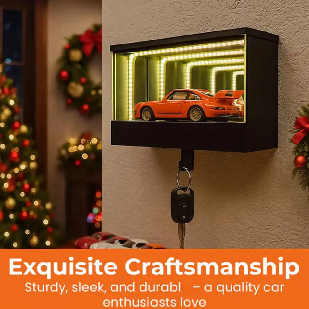 3D Printed Wall Mount Car Key Holder With LED Light Creative Car Key Holder Organizer For Car Lovers Auto Gift 3D Printed Wall Mount Car Key Holder With LED Light Creative Car Key Holder Organizer For Car Lovers Auto Gift