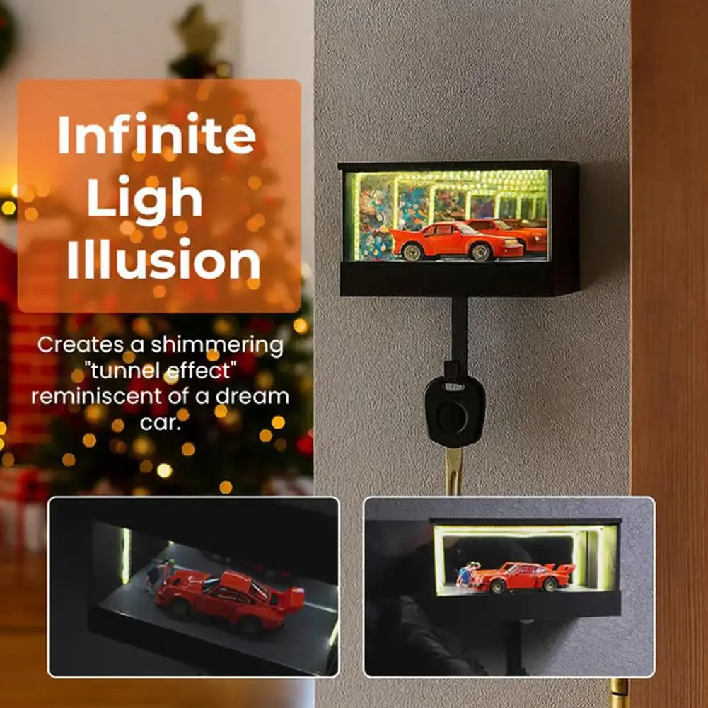 3D Printed Wall Mount Car Key Holder With LED Light Creative Car Key Holder Organizer For Car Lovers Auto Gift 3D Printed Wall Mount Car Key Holder With LED Light Creative Car Key Holder Organizer For Car Lovers Auto Gift