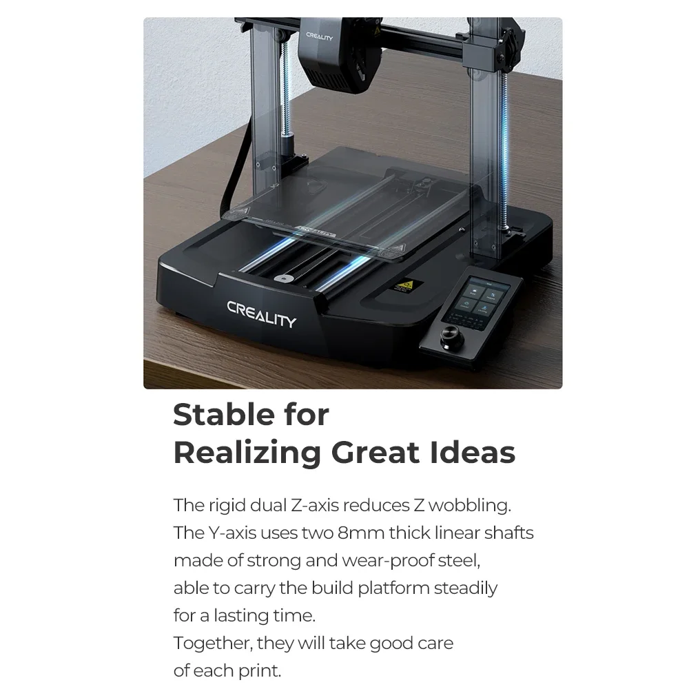 3D Printer With 250MM/S Fast Printing Automatic Leveling Sprite Extruder Dual Z-axis And Y Optical Axis