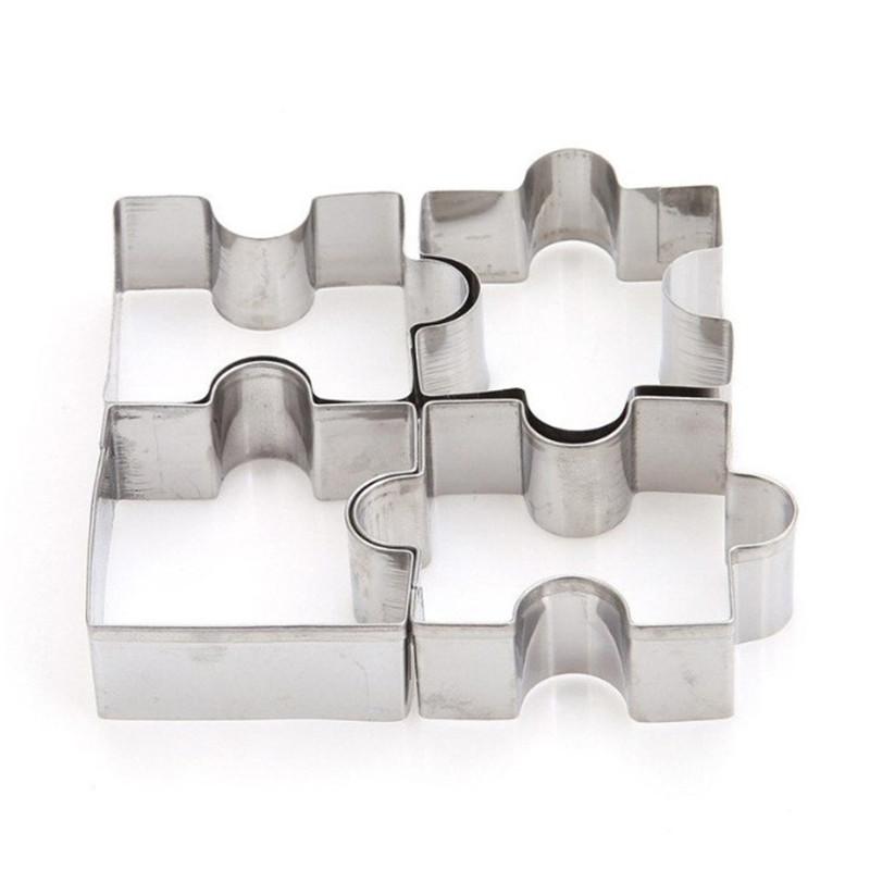 3D Puzzle Piece Cookie Cutters (4 pcs) 3D Puzzle Piece Cookie Cutters (4 pcs)