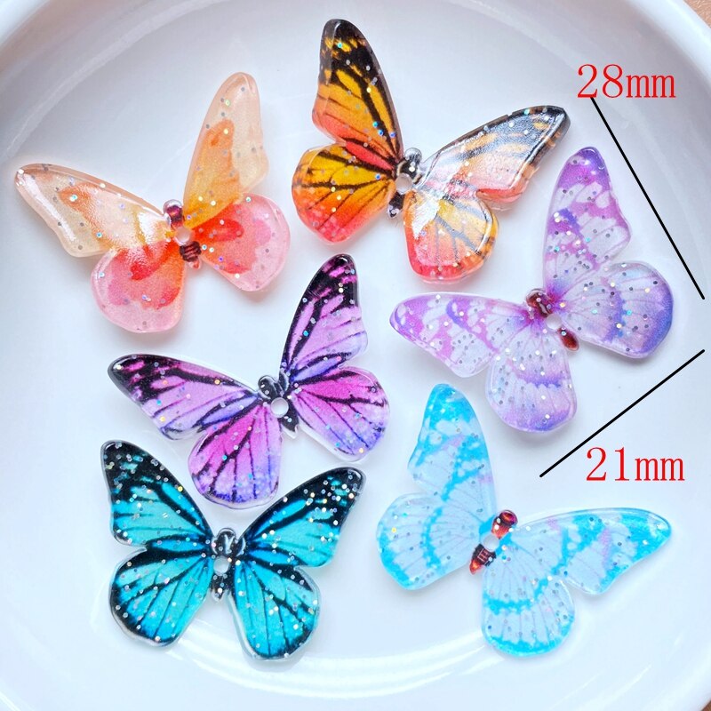 3D Resin Butterflies for Crafts (10pcs) 3D Resin Butterflies for Crafts (10pcs)