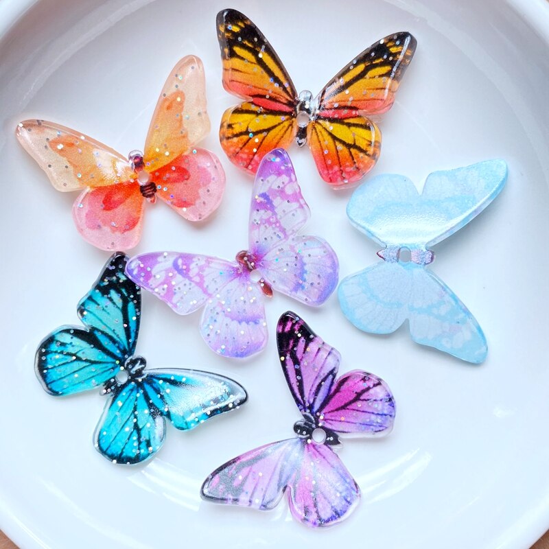 3D Resin Butterflies for Crafts (10pcs) 3D Resin Butterflies for Crafts (10pcs)