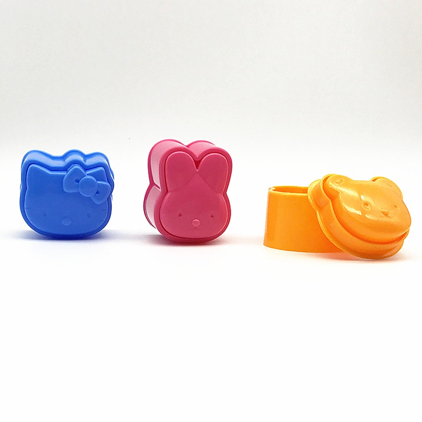3D Rice Shapers Cartoon Mold (3 pcs) 3D Rice Shapers Cartoon Mold (3 pcs)