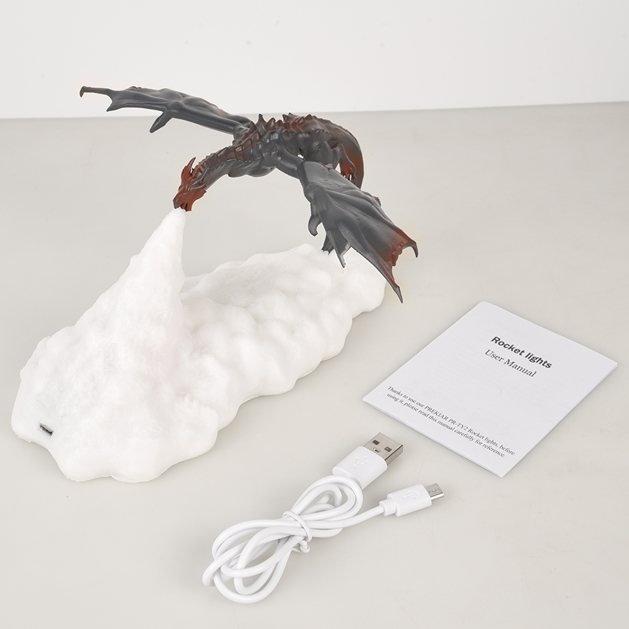 3D Room Decor Print LED Fire Dragon Ice Dragon Lamps Home Desktop Rechargeable Lamp Best Gift For Children Family Home 3D Room Decor Print LED Fire Dragon Ice Dragon Lamps Home Desktop Rechargeable Lamp Best Gift For Children Family Home