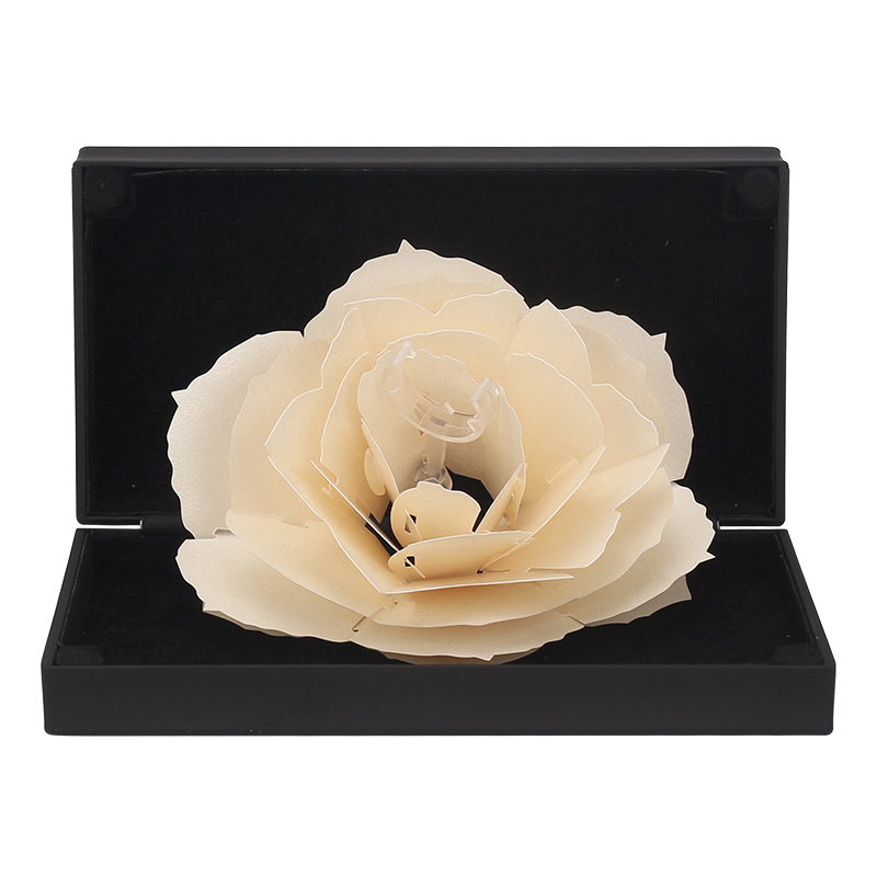 3D Rose Pop Up Ring Box 3D Rose Pop Up Ring Box
