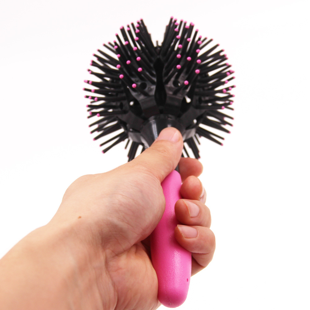 3D Round Ball Hair Brush