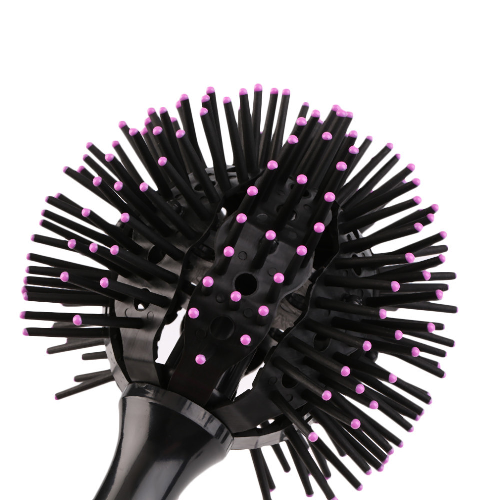 3D Round Ball Hair Brush