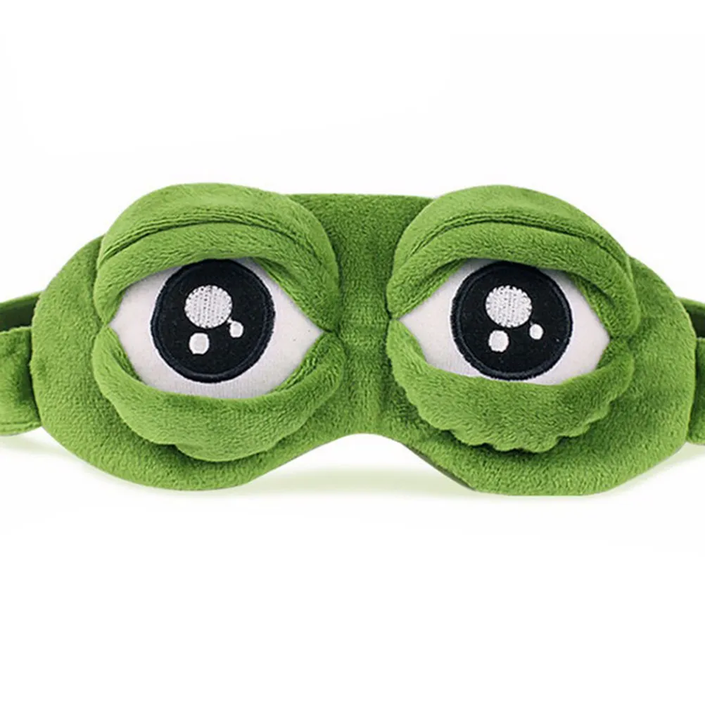 3D Sad Frog Sleep Mask Natural Sleeping Eyeshade Cover Shade Eye Patch Women Men Soft Portable Blindfold Travel Eyepatch 3D Sad Frog Sleep Mask Natural Sleeping Eyeshade Cover Shade Eye Patch Women Men Soft Portable Blindfold Travel Eyepatch