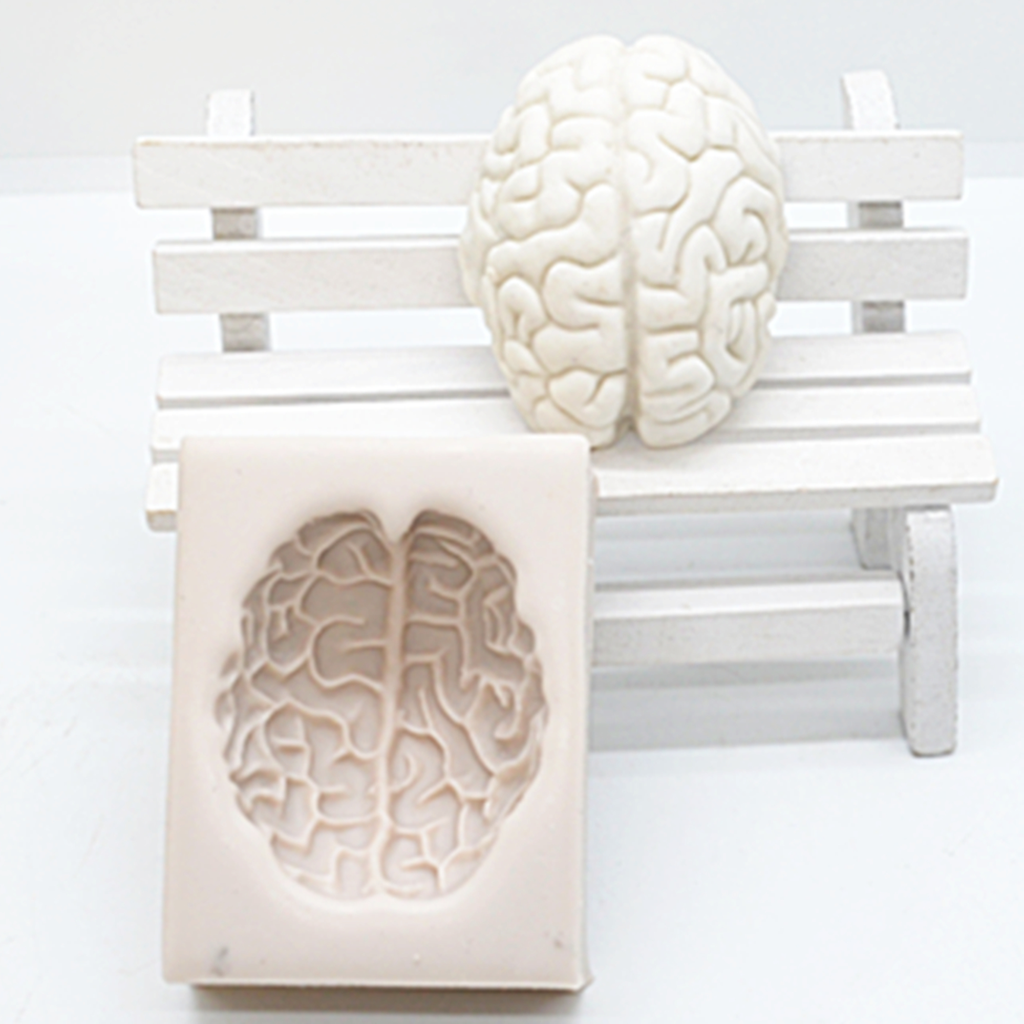 3D Silicone Brain Chocolate Mold