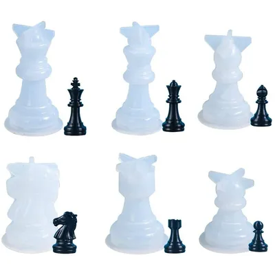3D Silicone Chess Piece Mold