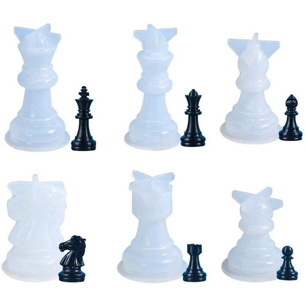 3D Silicone Chess Piece Mold 3D Silicone Chess Piece Mold