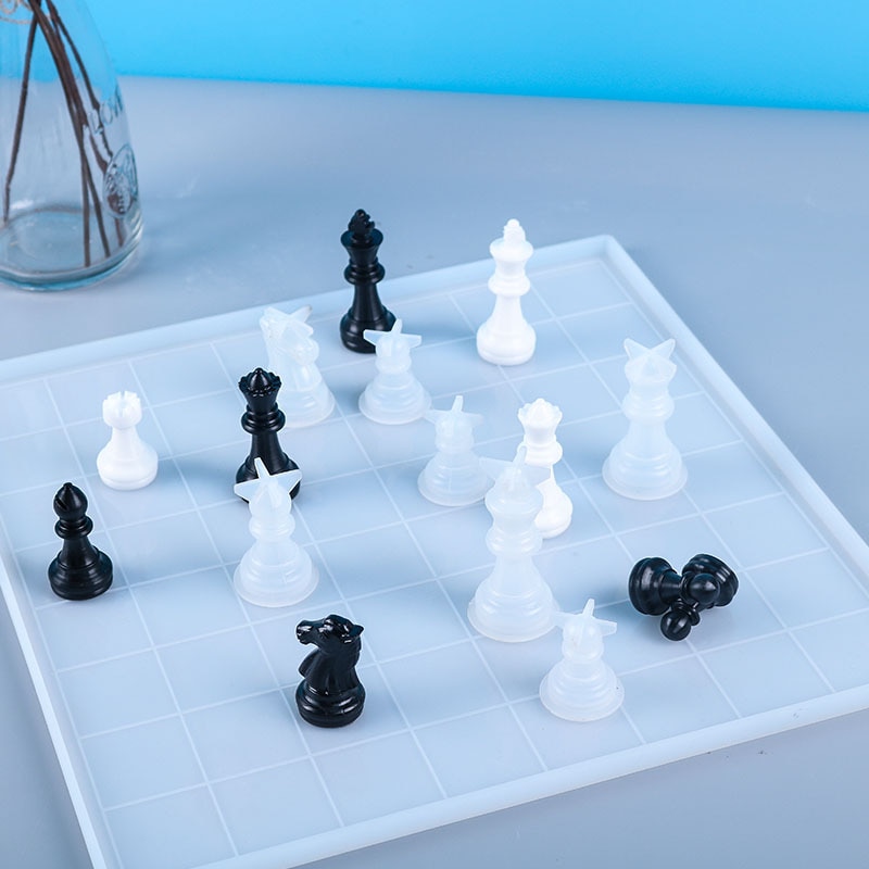 3D Silicone Chess Piece Mold 3D Silicone Chess Piece Mold