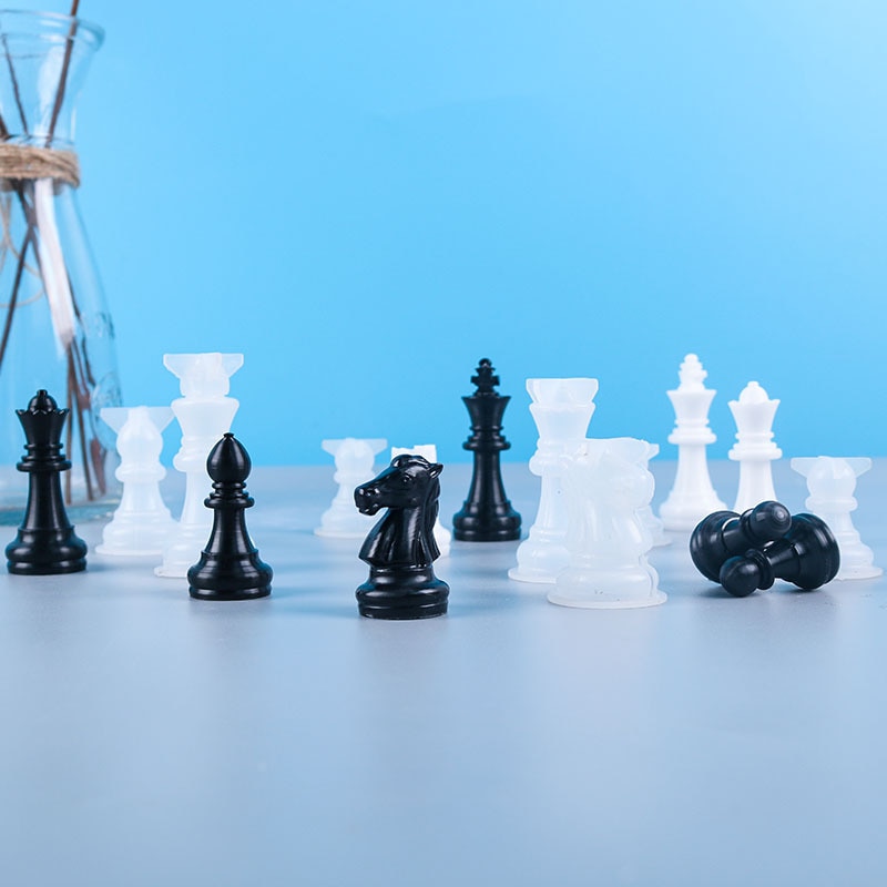 3D Silicone Chess Piece Mold 3D Silicone Chess Piece Mold