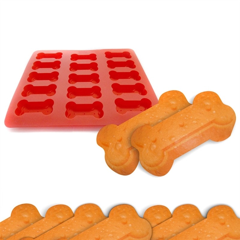 3D Silicone Dog Treat Mold Tray