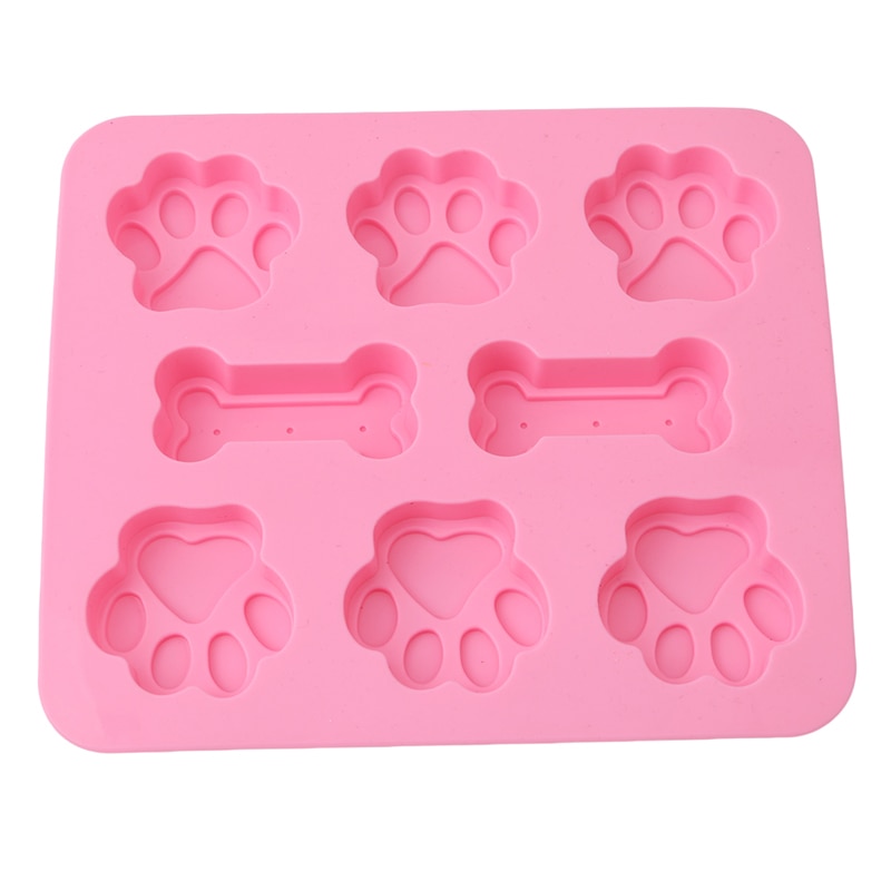 3D Silicone Dog Treat Mold Tray