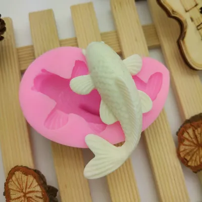 3D Silicone Koi Fish Mold