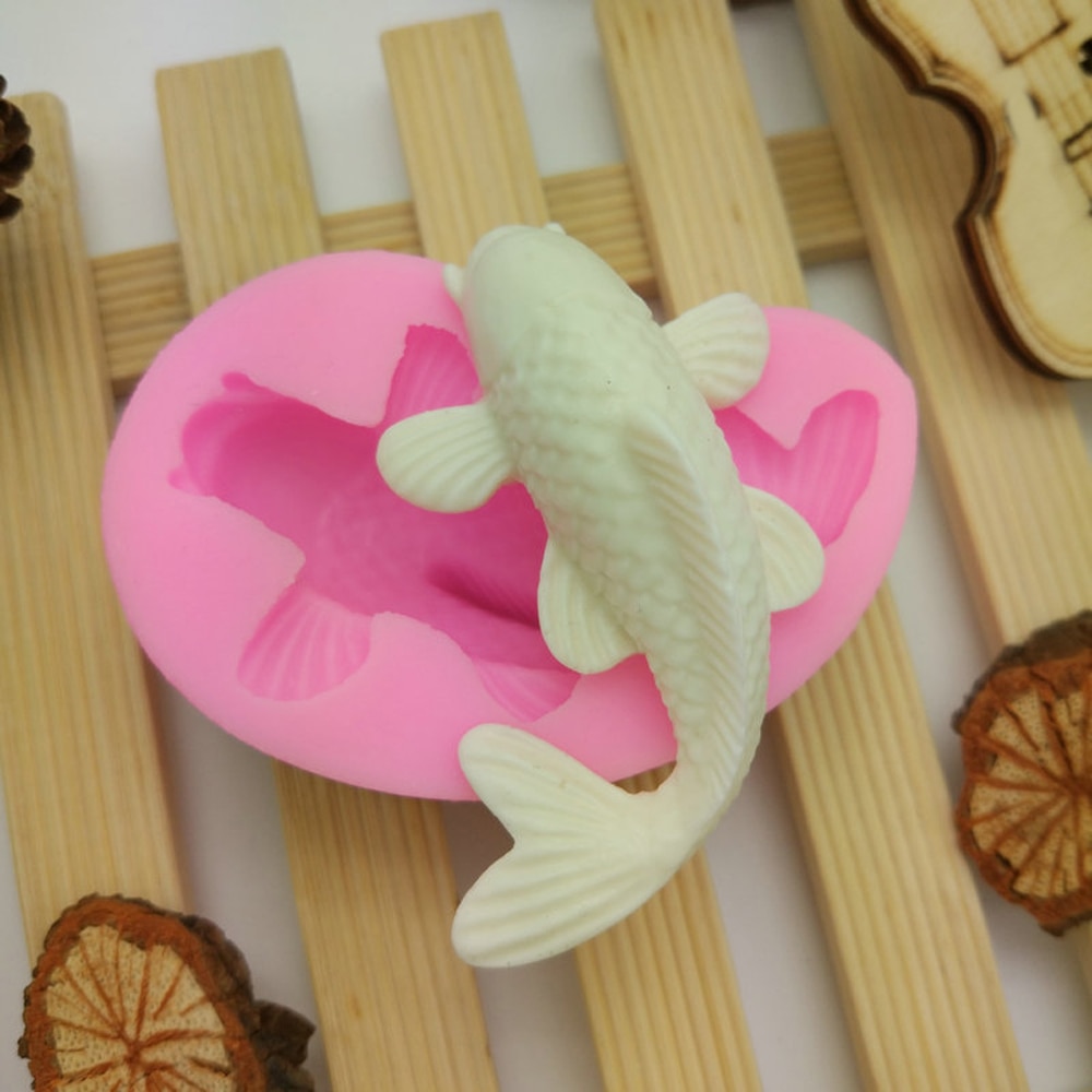 3D Silicone Koi Fish Mold