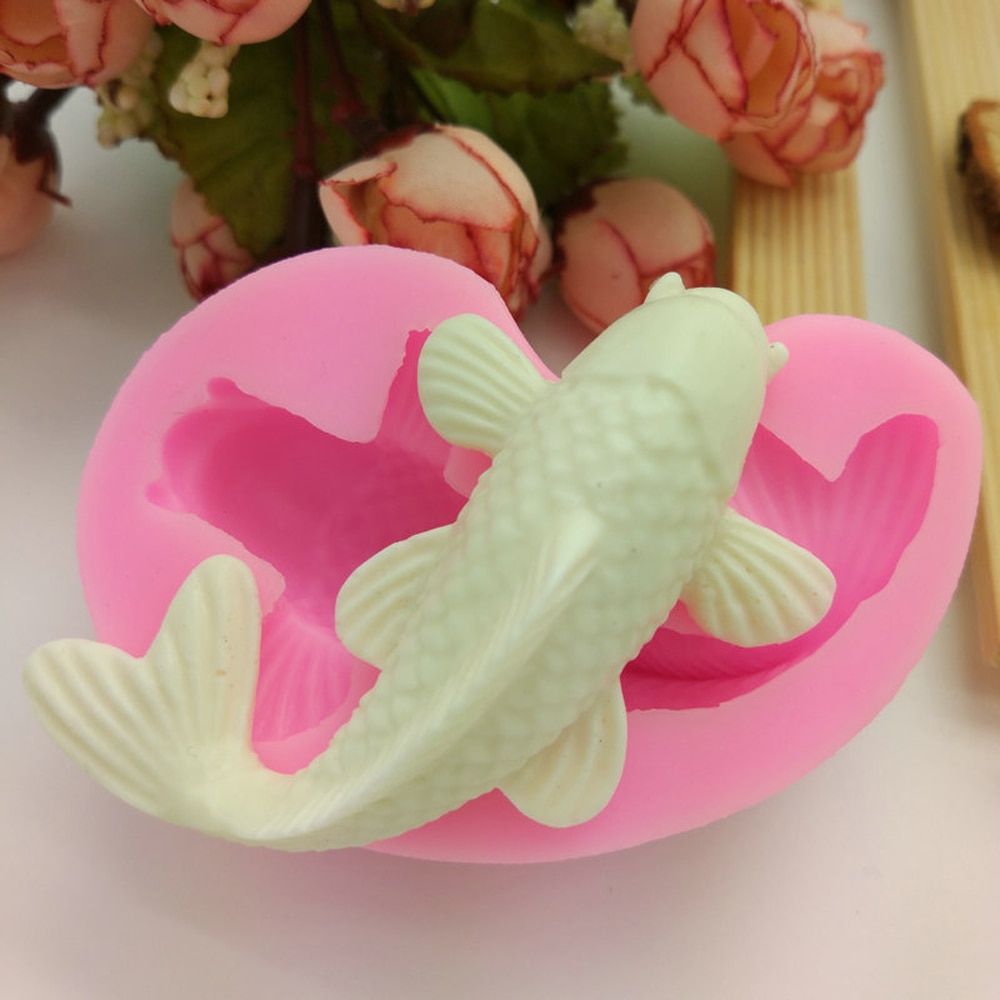 3D Silicone Koi Fish Mold 3D Silicone Koi Fish Mold