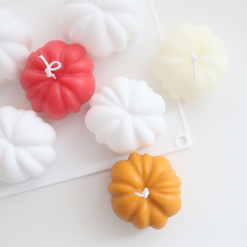 3D Silicone Pumpkin Candle Mold 3D Silicone Pumpkin Candle Mold