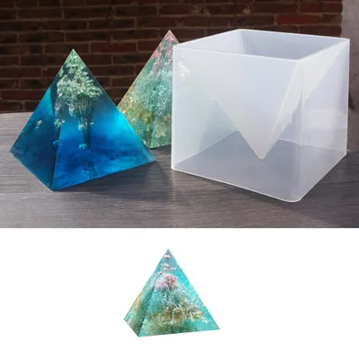 3D Silicone Pyramid Mold with Frame