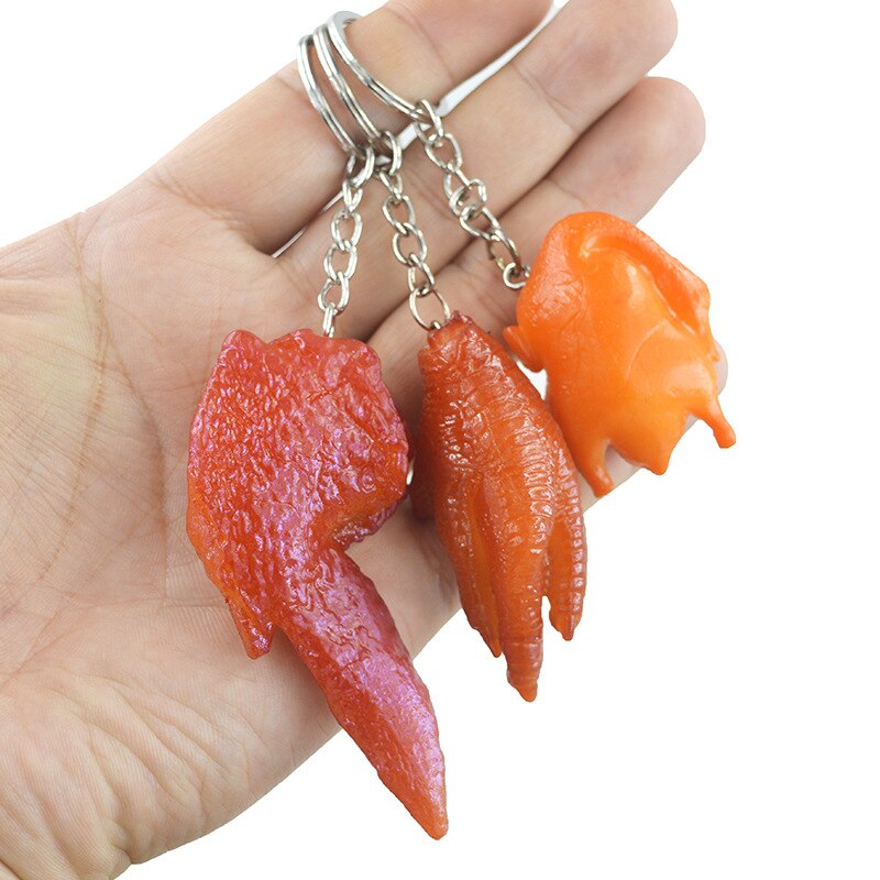 3D Simulation Food Keychain