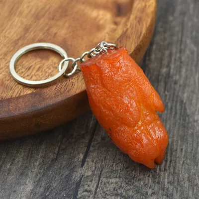 3D Simulation Food Keychain