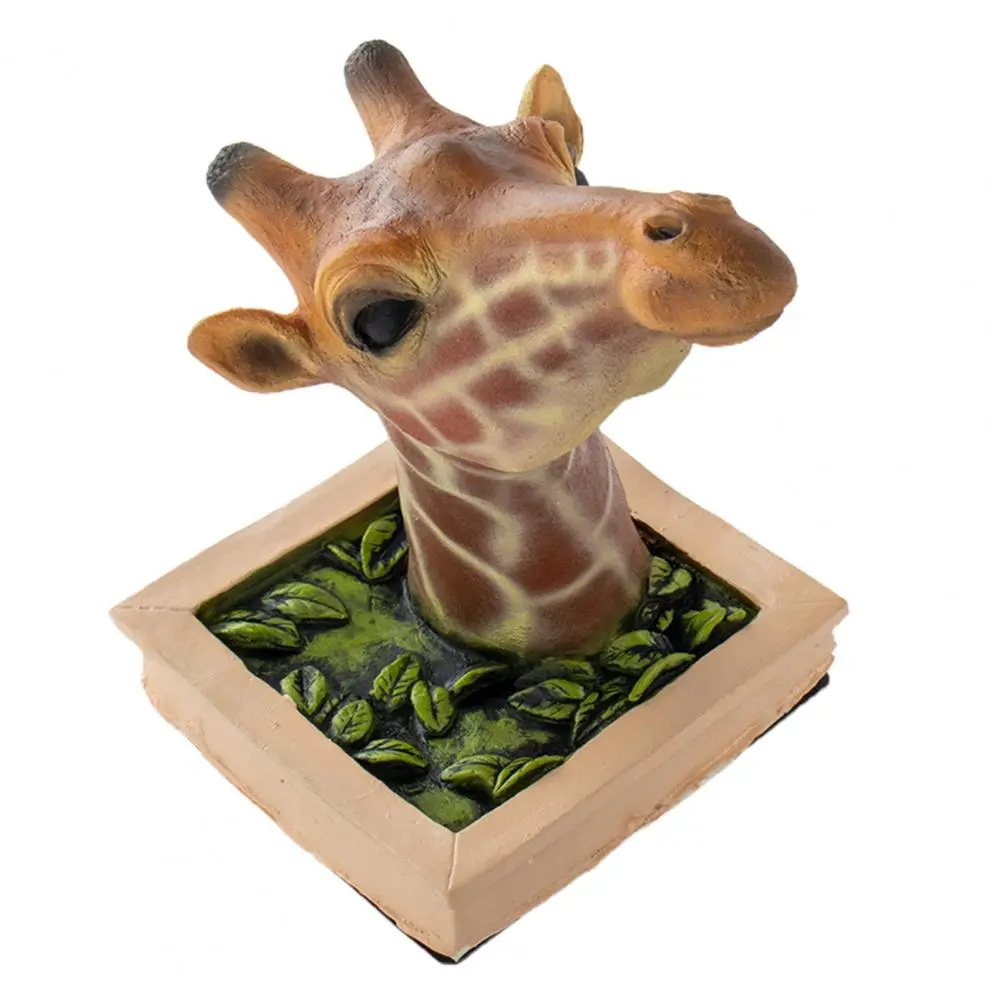 3D Wall Mounted Giraffe Sculpture Giraffe Heads Wall Hanging Decorations Wall Art Life-like Animal Statue Ornaments 3D Wall Mounted Giraffe Sculpture Giraffe Heads Wall Hanging Decorations Wall Art Life-like Animal Statue Ornaments
