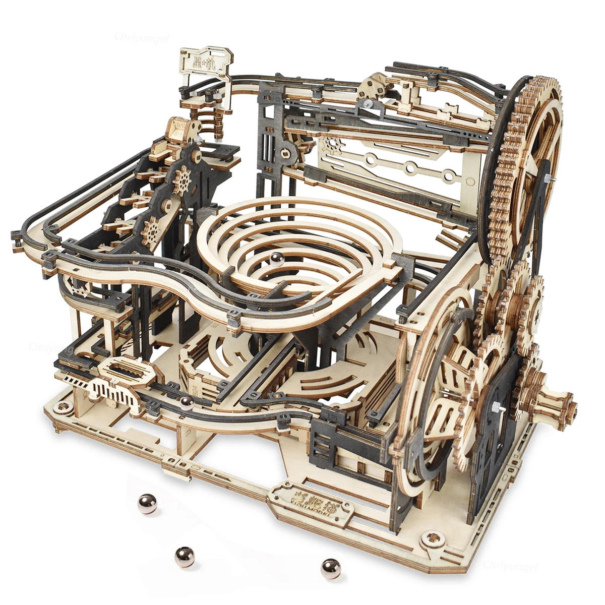3D Wooden Marble Run Puzzle DIY Building Model Kits Rolling Ball Track Brain Teaser Game Gift for Adults Teens Kids 3D Wooden Marble Run Puzzle DIY Building Model Kits Rolling Ball Track Brain Teaser Game Gift for Adults Teens Kids