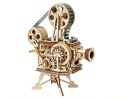 3D Wooden Puzzle DIY Film Projector