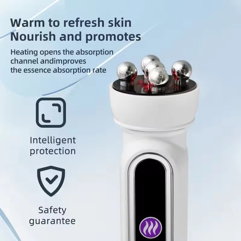 3in1 RF Heating EMS Facial 360° Roller Massager for FIne Lines Lifting Skin Rejuvenation Skin Firm Microcurrent Beauty 3in1 RF Heating EMS Facial 360° Roller Massager for FIne Lines Lifting Skin Rejuvenation Skin Firm Microcurrent Beauty