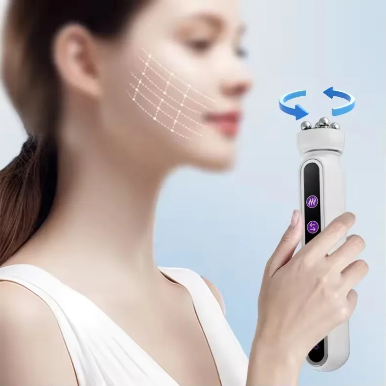 3in1 RF Heating EMS Facial 360° Roller Massager for FIne Lines Lifting Skin Rejuvenation Skin Firm Microcurrent Beauty 3in1 RF Heating EMS Facial 360° Roller Massager for FIne Lines Lifting Skin Rejuvenation Skin Firm Microcurrent Beauty