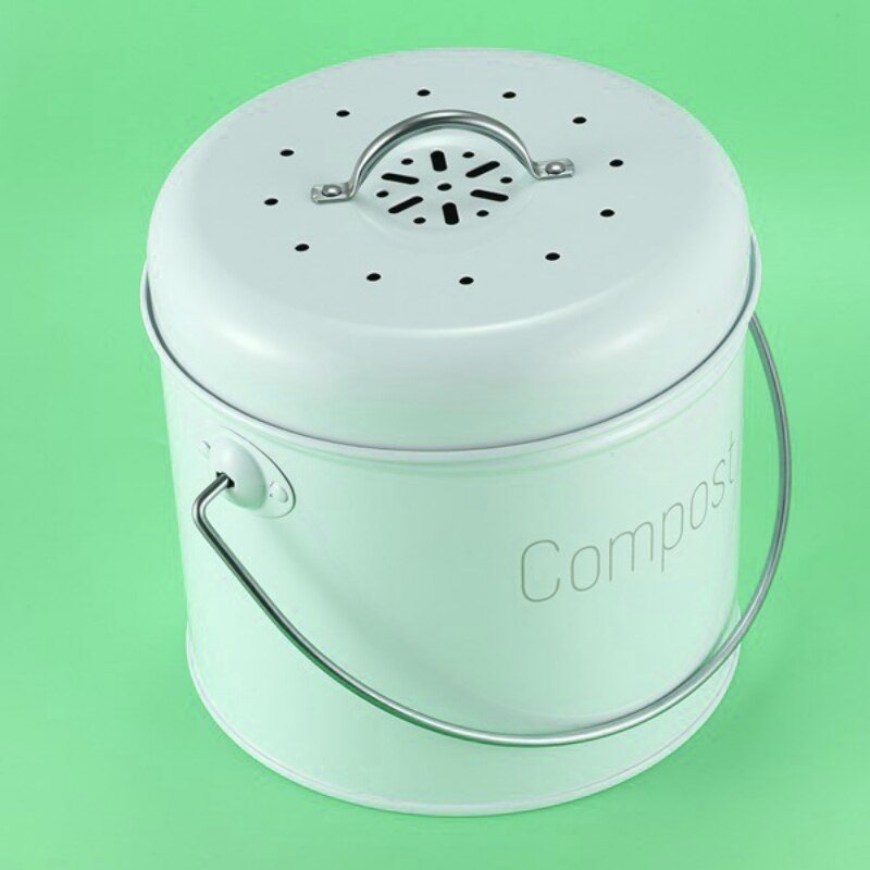 3L Metal Kitchen Waste Compost Bin 3L Metal Kitchen Waste Compost Bin