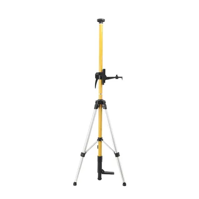 3m Laser Mounting Pole Multi Function Fine Tuning Laser Telescopic Rod with Base Leveling Tool for Rotary and Line