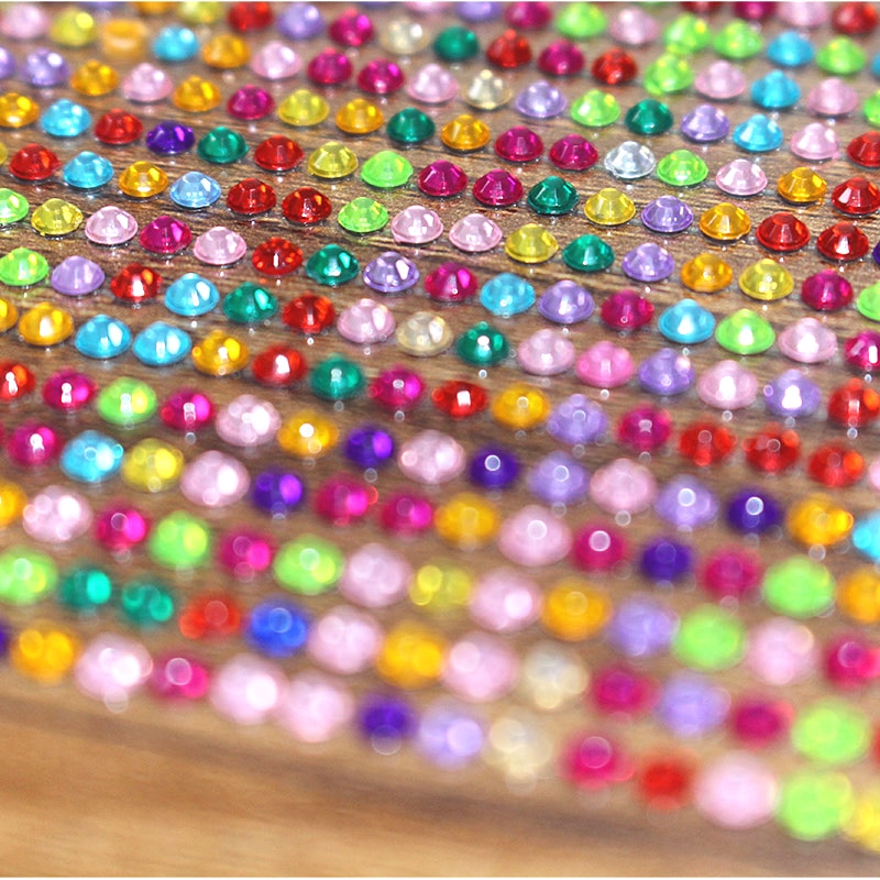 3mm Self Adhesive Crystal Stickers DIY Rhinestones 3mm Self Adhesive Crystal Stickers DIY Rhinestones