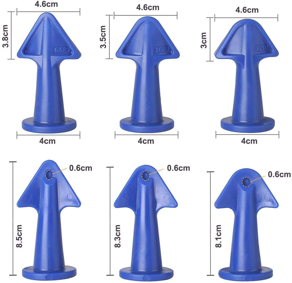 3pcs Caulk Nozzle Applicator Silicone Caulking Tools Sealant Finishing Grout Kit Smooth Scraper Floor Cleaning Tile